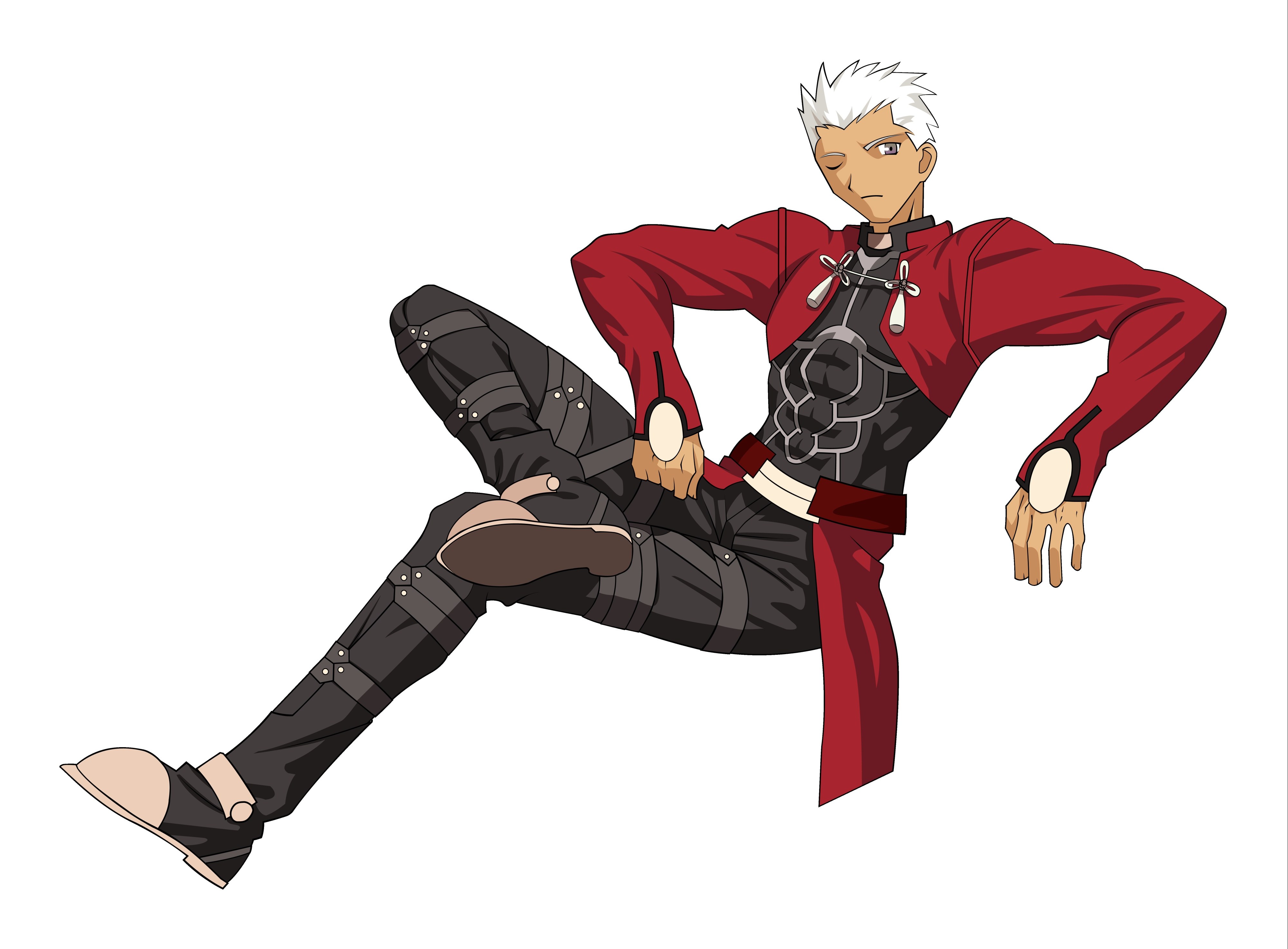 anime character in red coat