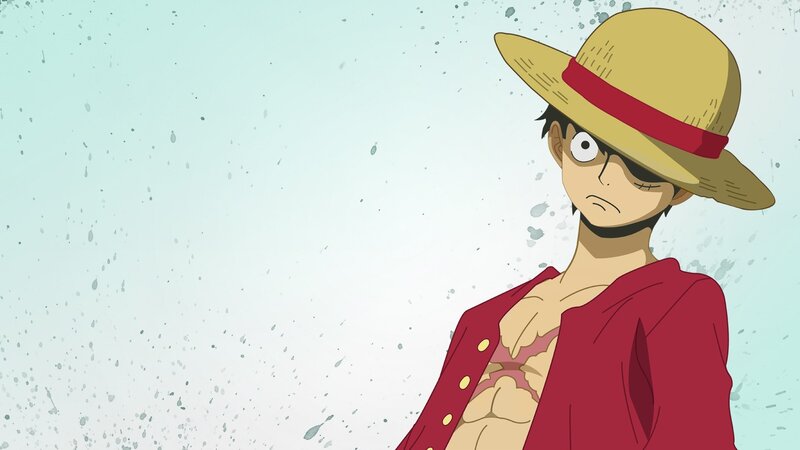 Anime Character in Red Coat — Dramatic, Straw Hat