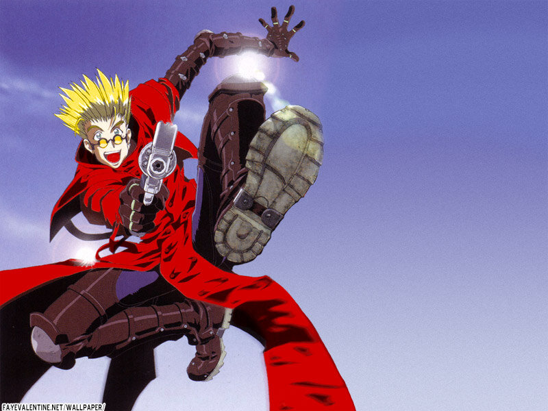 Anime Character in Red Coat — Dynamic