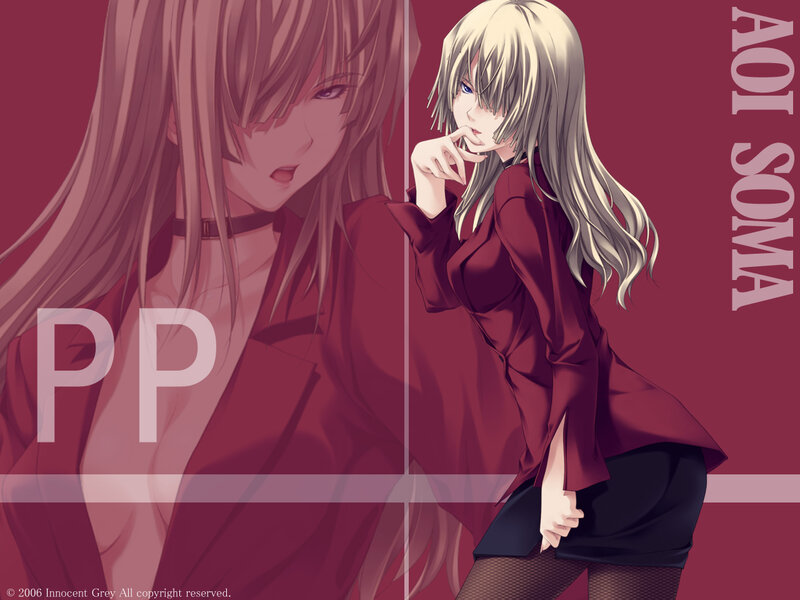 Anime Character in Red Coat — Maroon