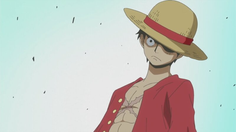 Anime Character in Red Coat — Serious