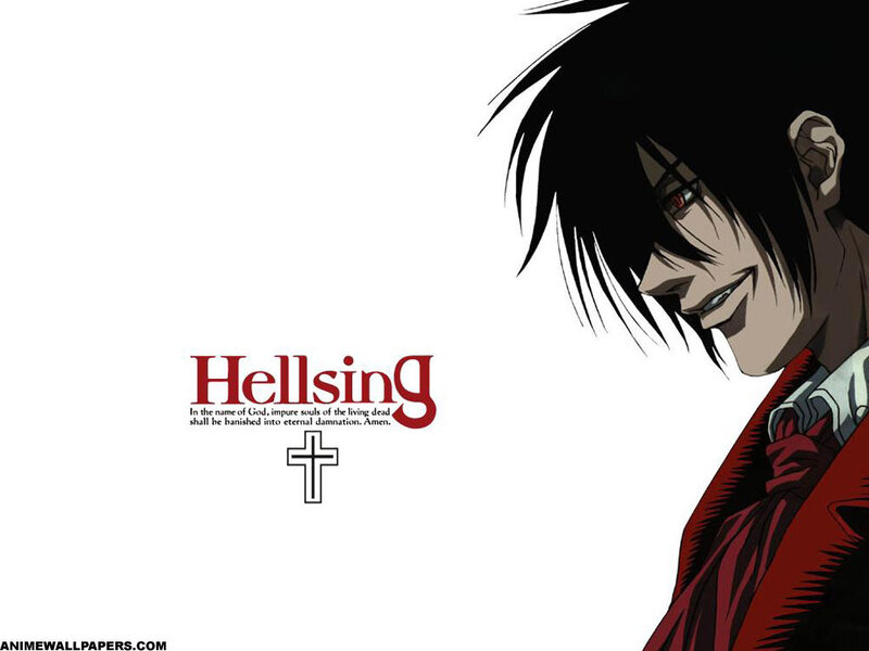 Anime Character in Red Coat — White, Dramatic