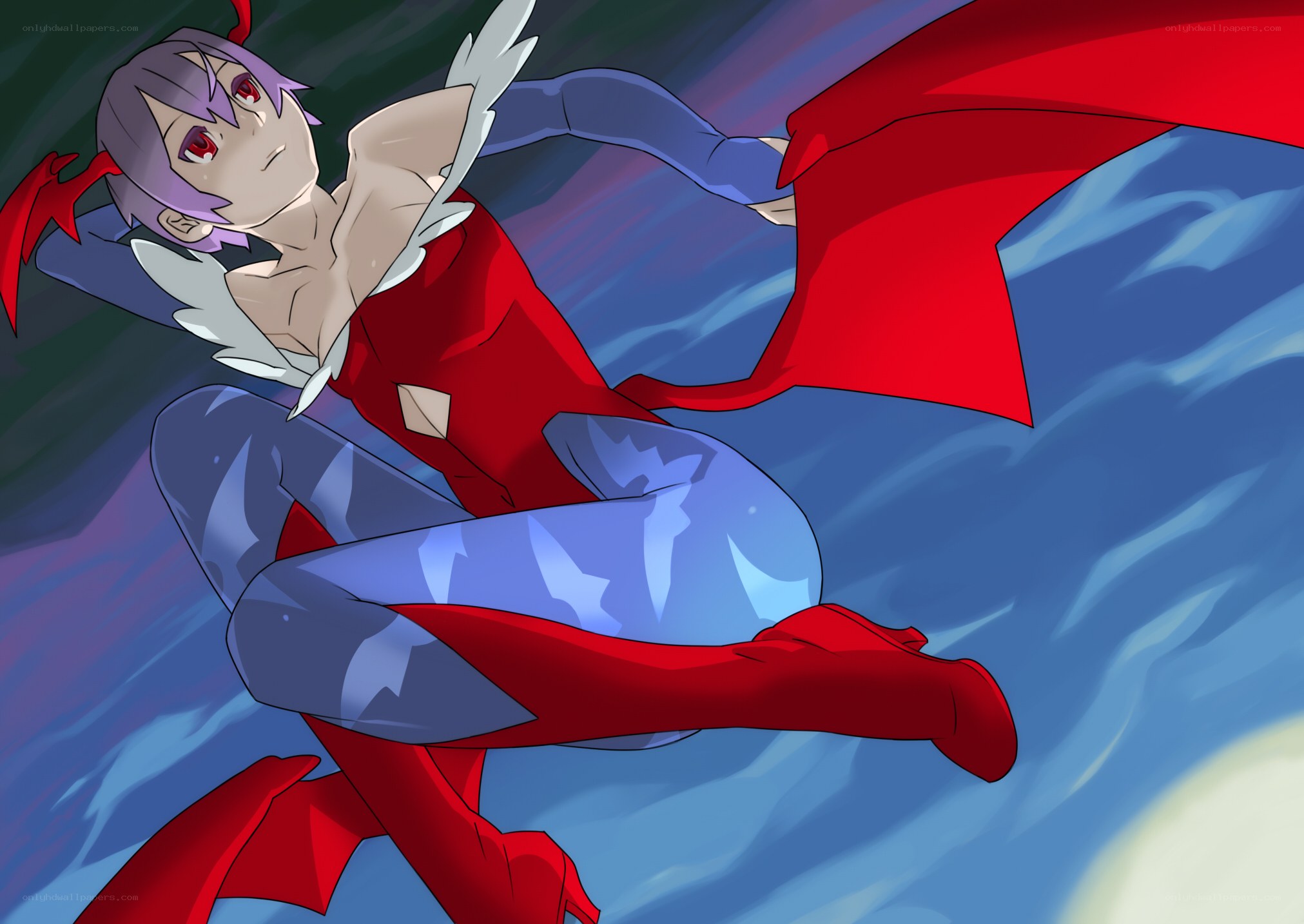 anime character in red costume