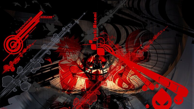 Anime Character in Red — Dramatic