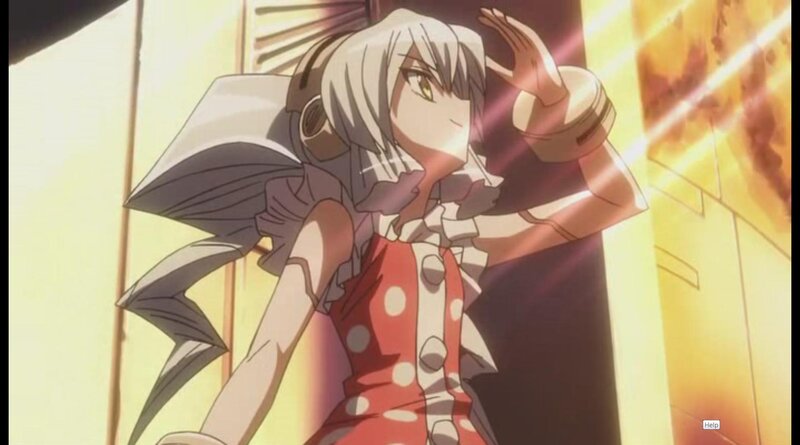 anime character in red dress
