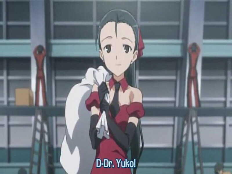 anime character in red dress