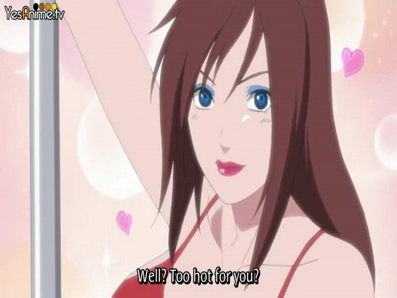 anime character in red dress