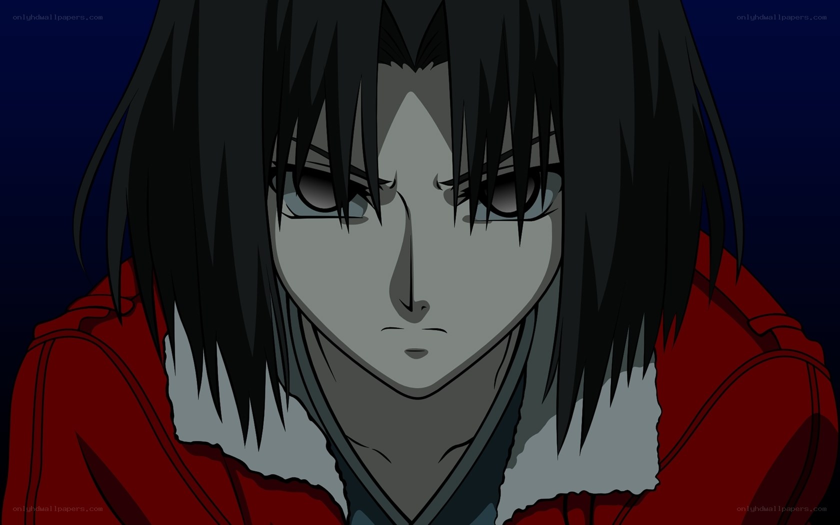 anime character in red jacket