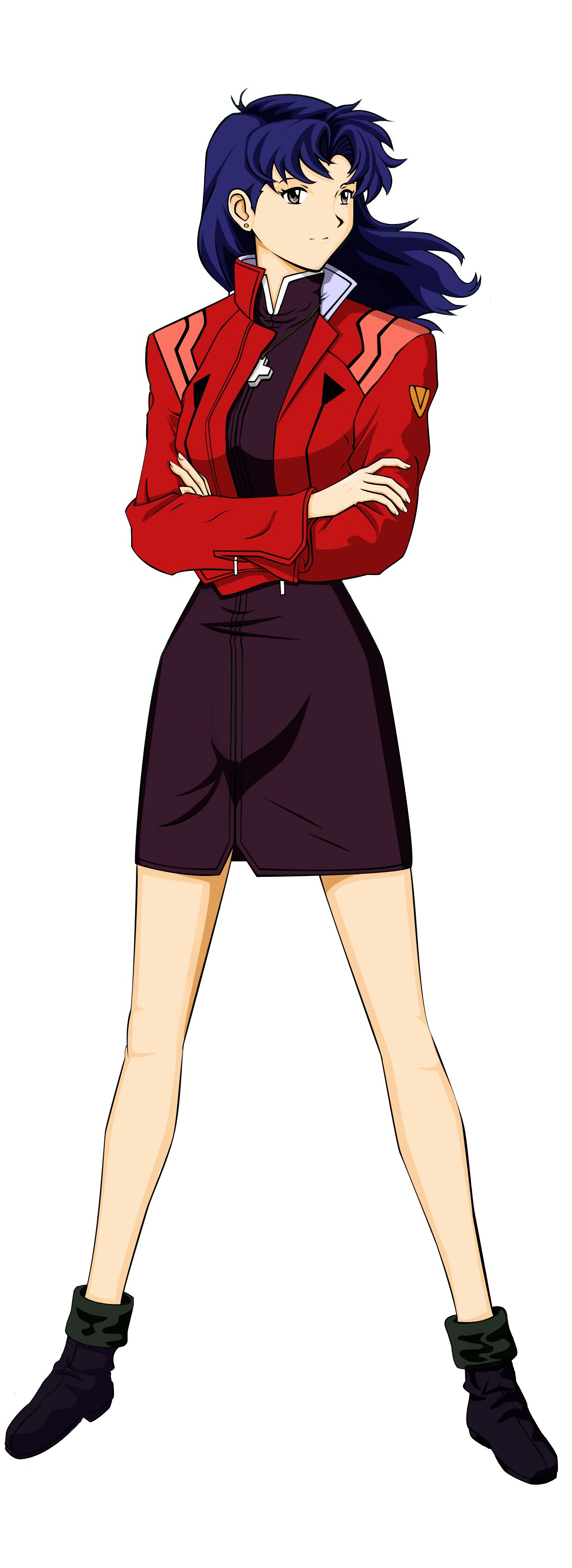 Anime character in red jacket