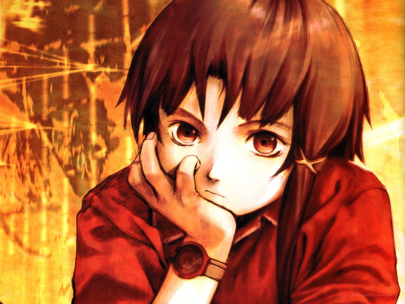 anime character in red jacket