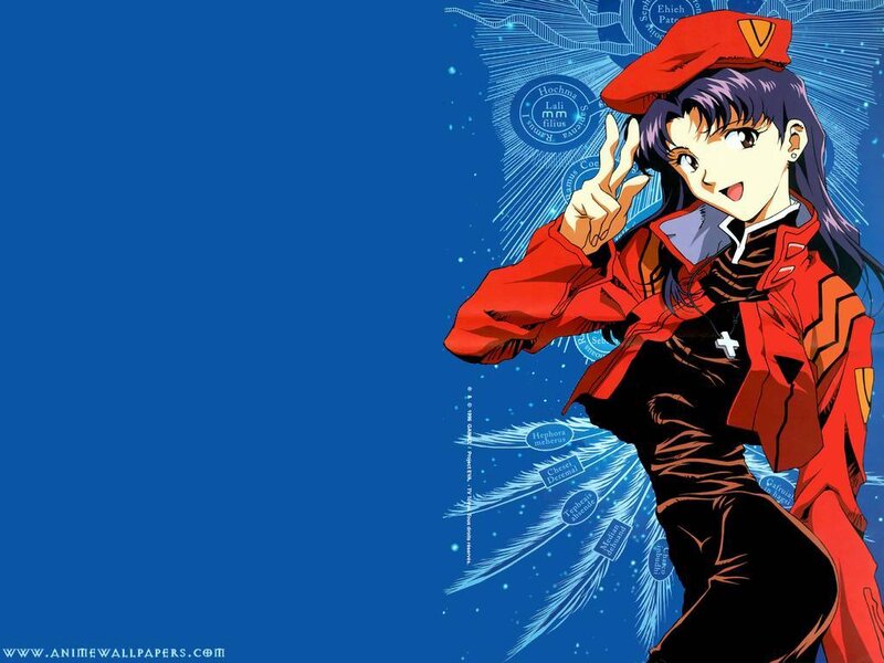 Anime Character in Red Jacket — Blue, Confident
