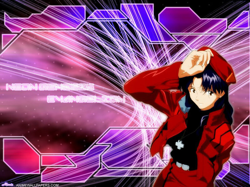 Anime Character in Red Jacket — Purple