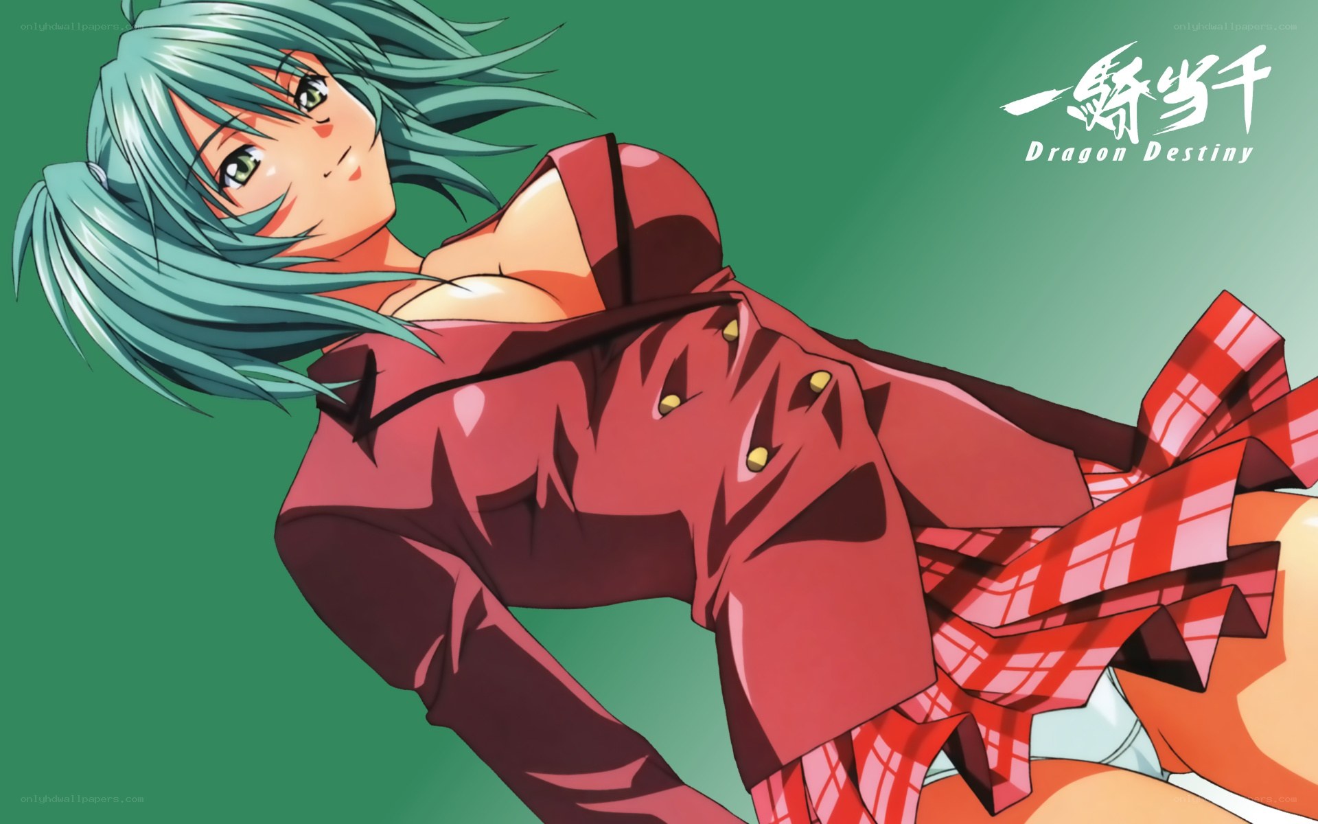 anime character in red jacket