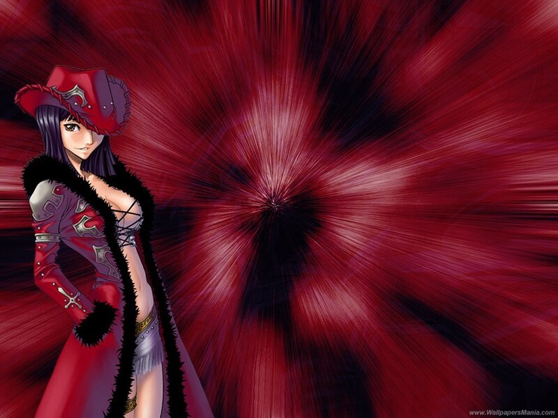anime character in red outfit