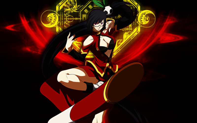anime character in red outfit