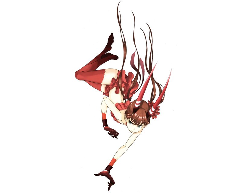 anime character in red outfit