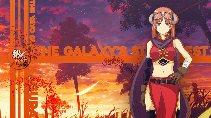 Anime Character in Red Outfit — Orange