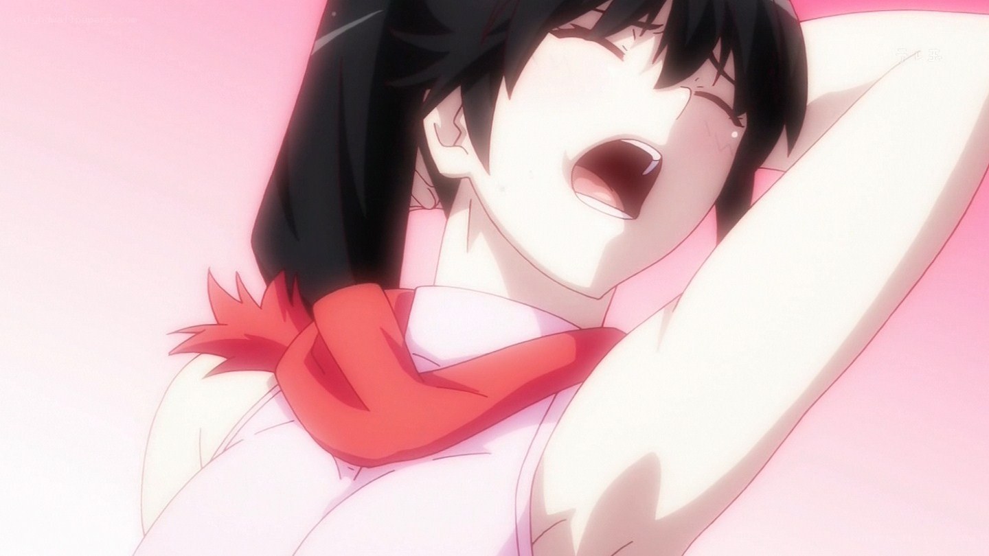 anime character in red scarf