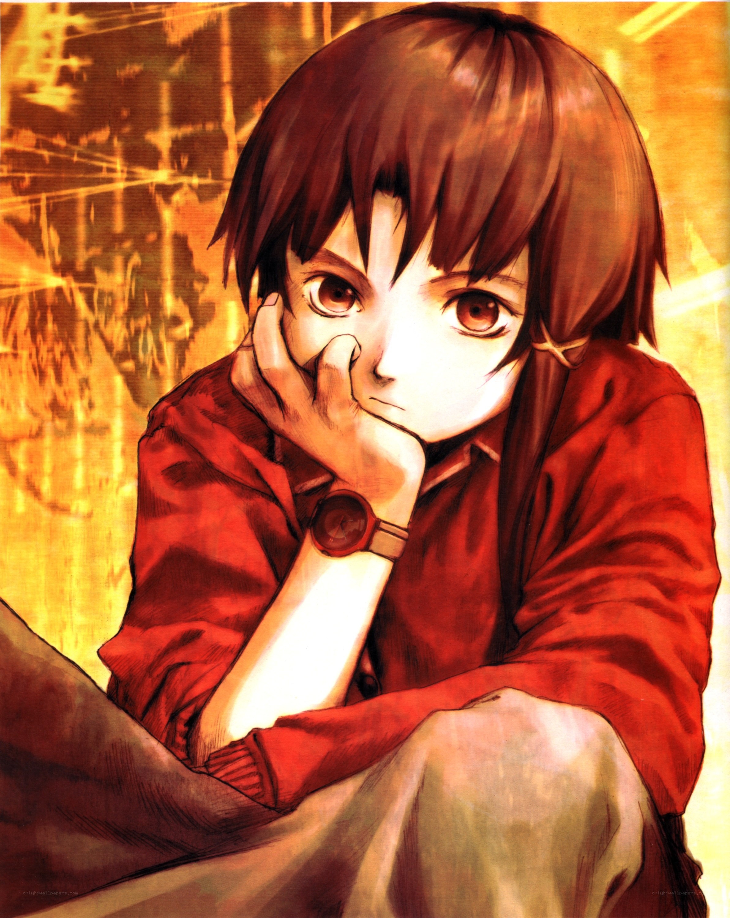 anime character in red shirt