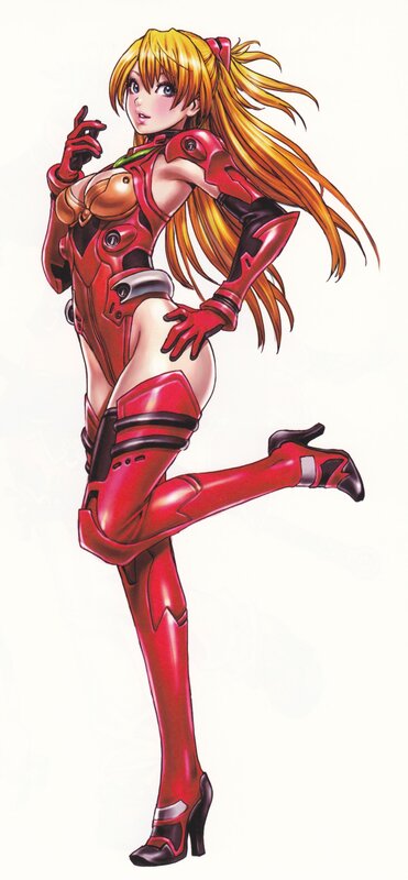 anime character in red suit