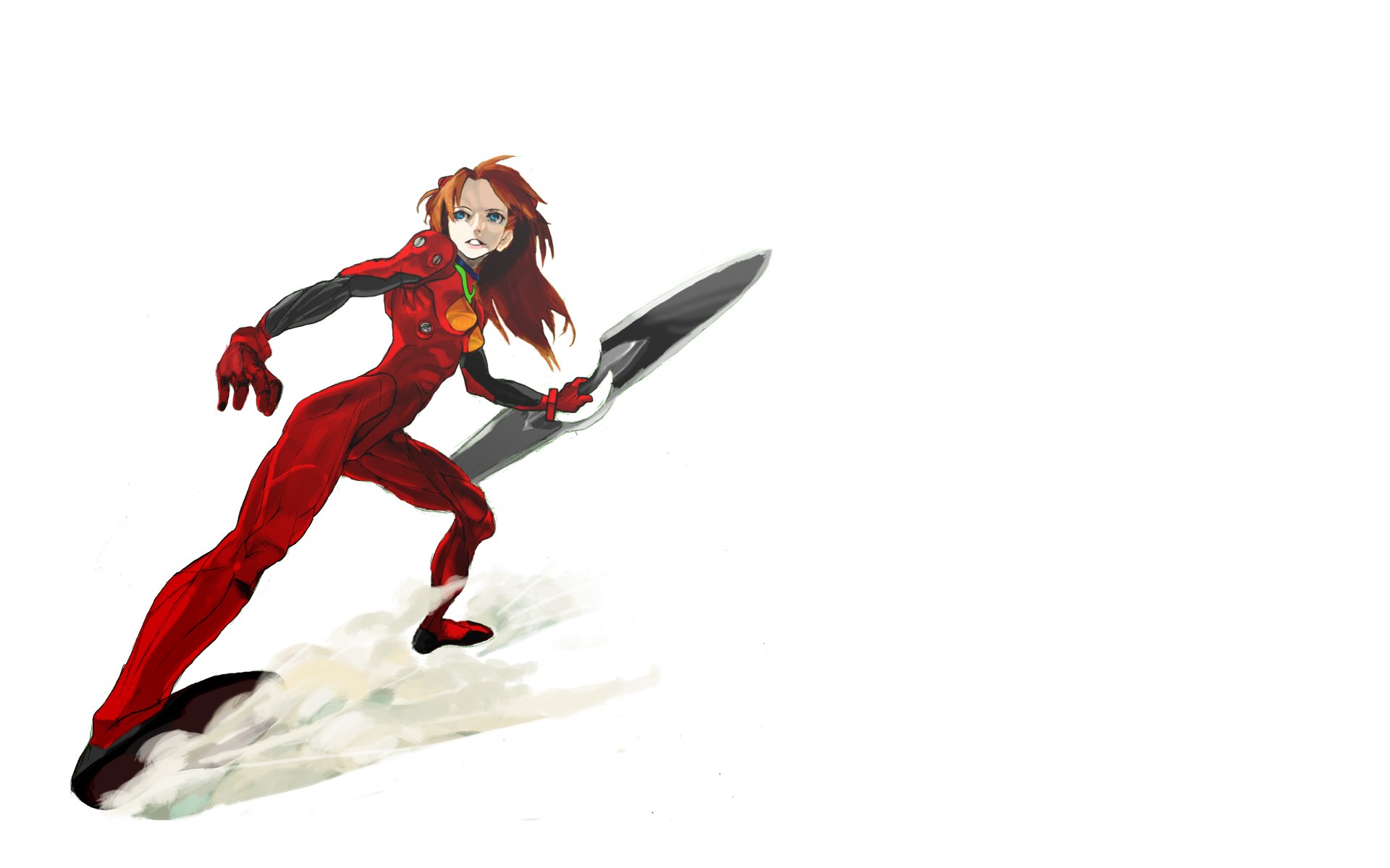 anime character in red suit