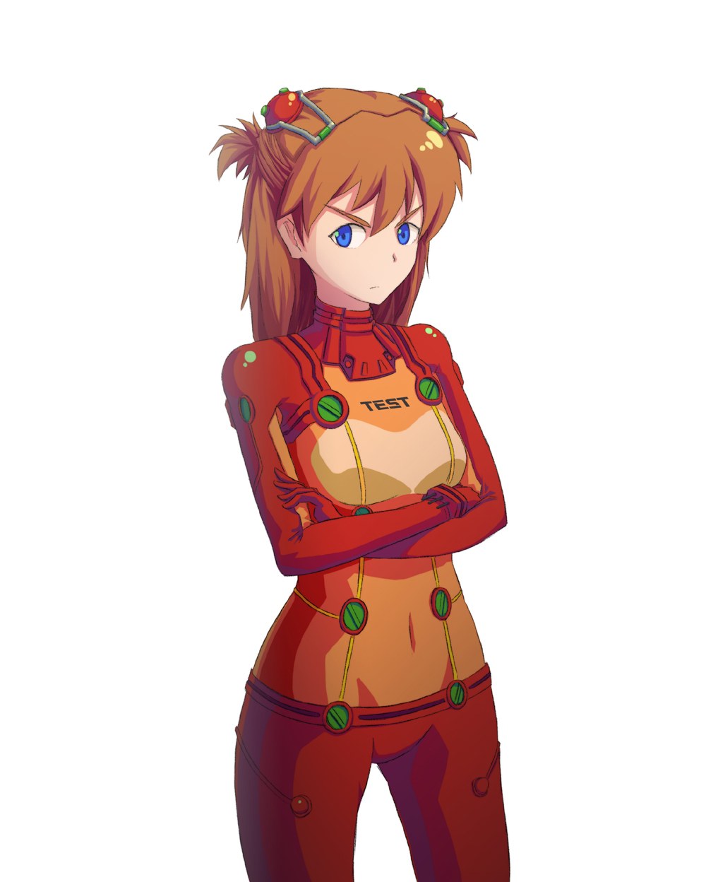 anime character in red suit