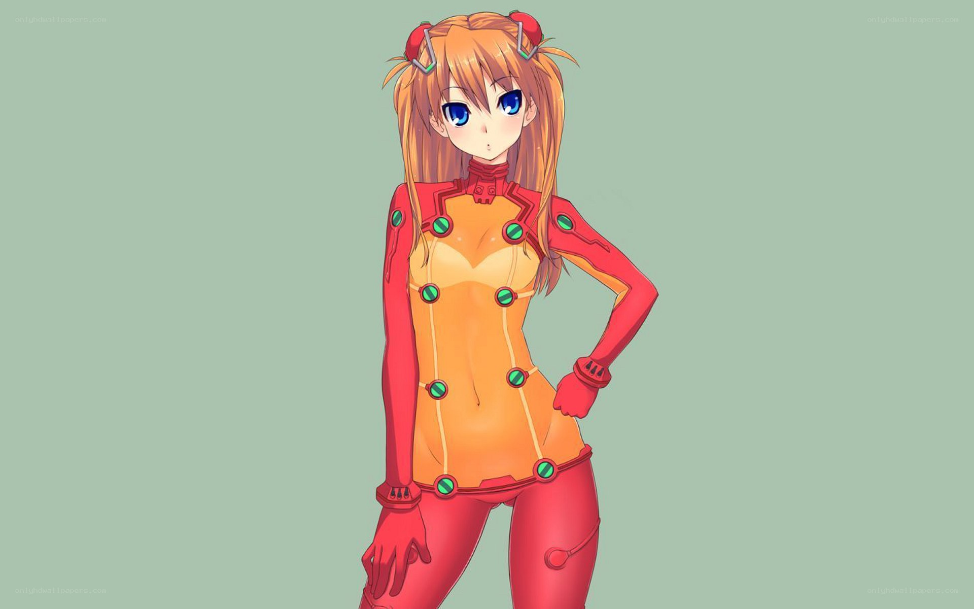 anime character in red suit