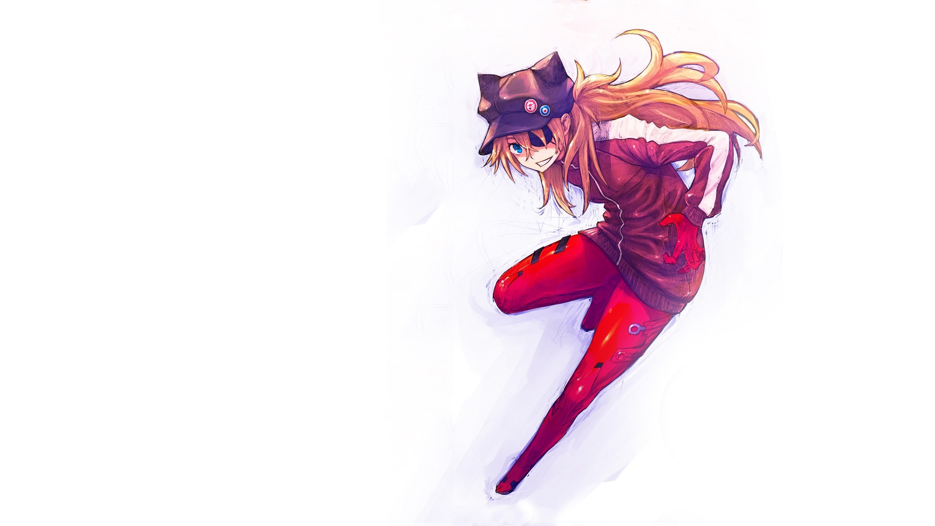 anime character in red suit