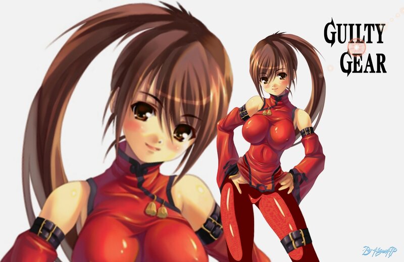 Anime Character in Red Suit — Confident