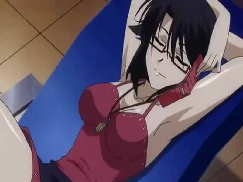 anime character in red top
