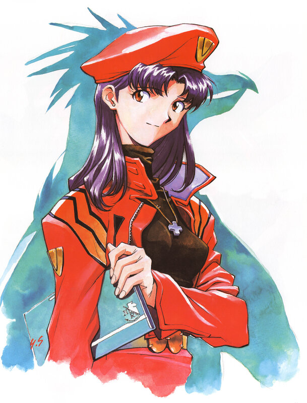 Anime Character in Red Uniform — Calm