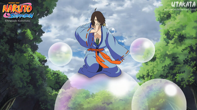 Anime Character in Robe — Blue, Serene