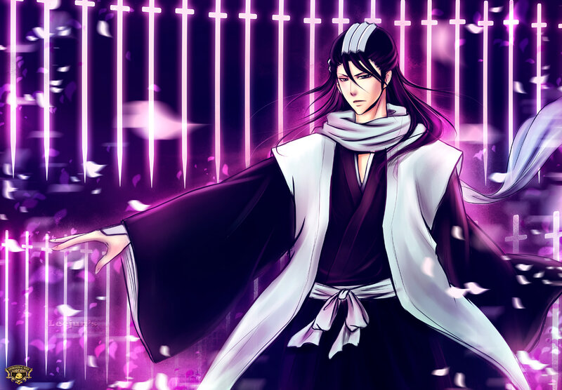 Anime Character in Robe — Purple