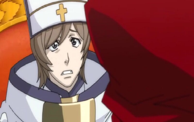 Anime Character in Robe — Red