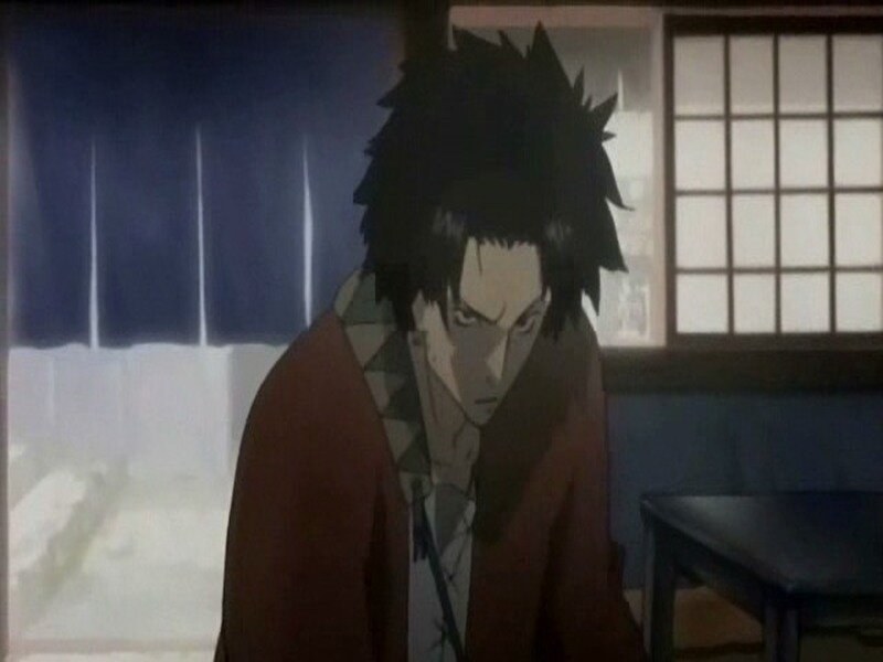 Anime Character in Room — Black