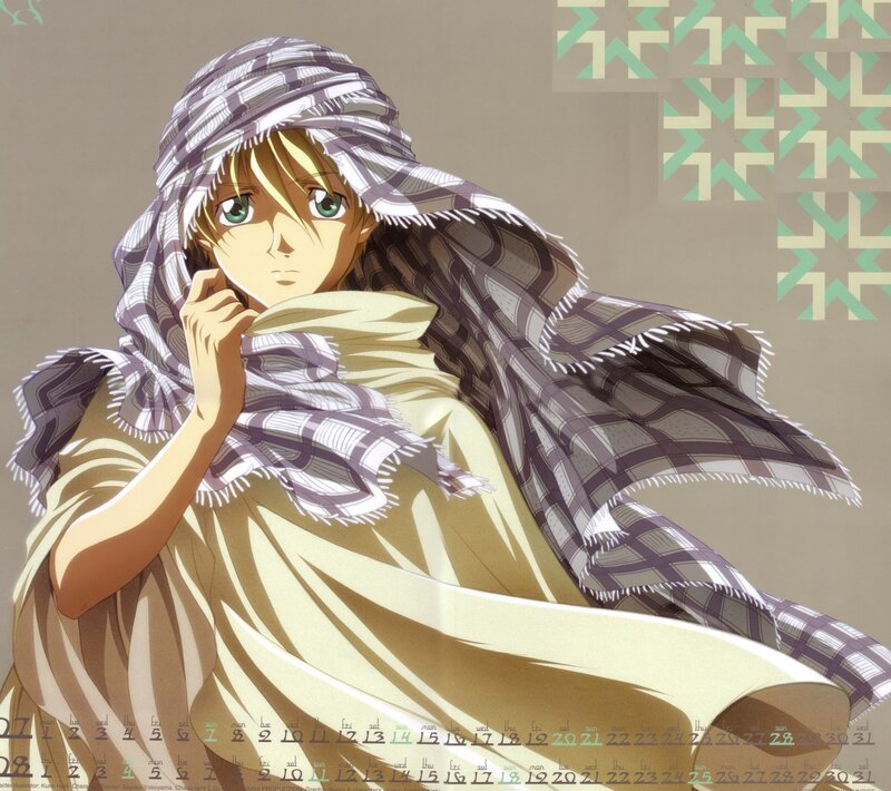Anime Character in Scarf