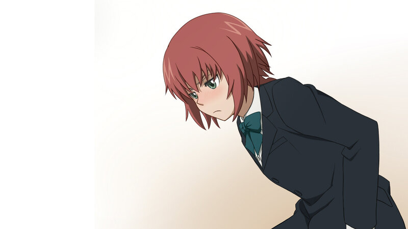 anime character in school uniform