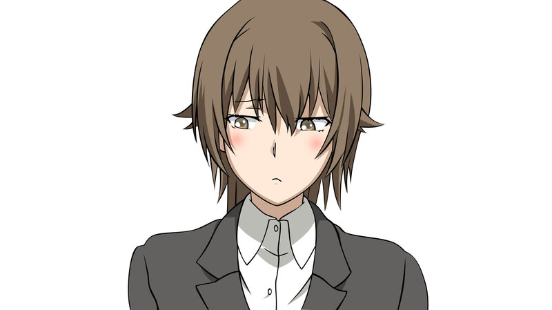 anime character in school uniform