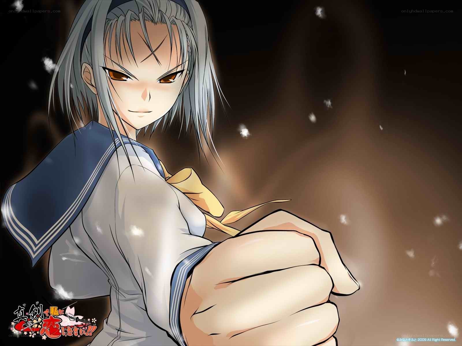 anime character in school uniform