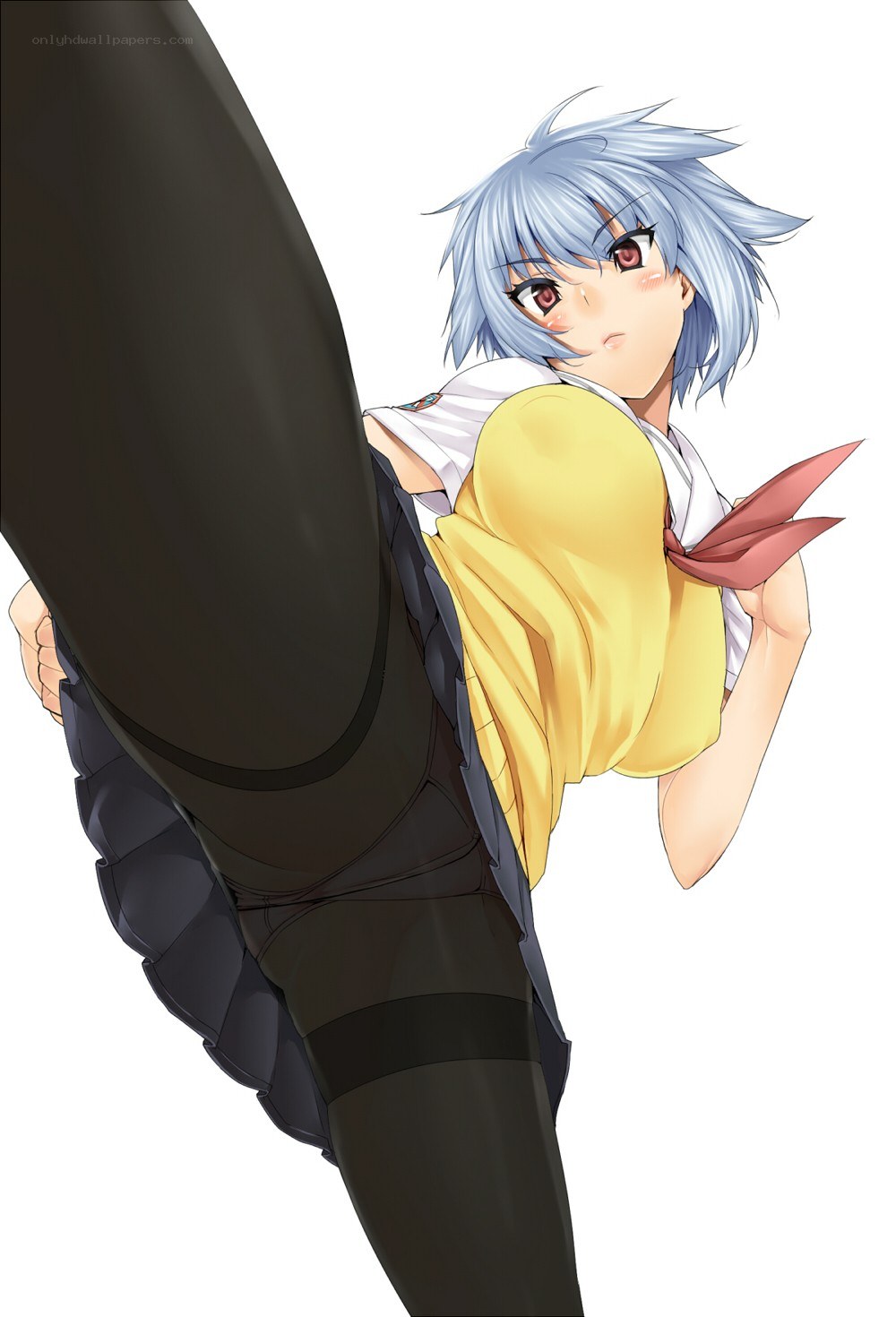 anime character in school uniform