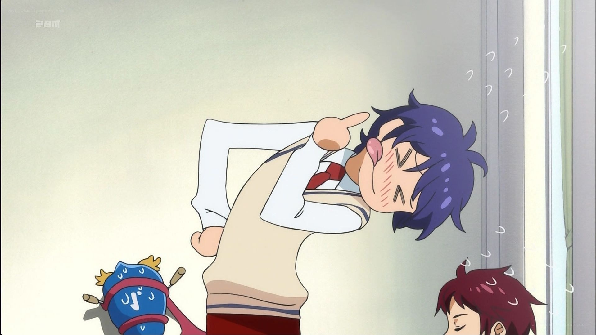 anime character in school uniform