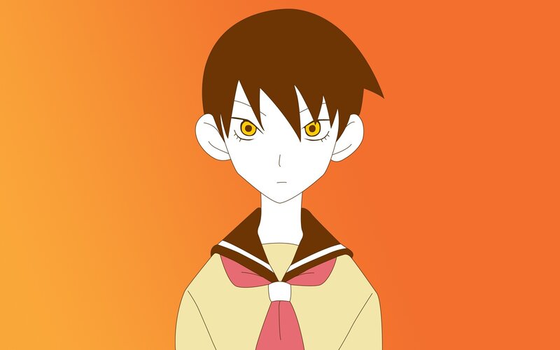 anime character in school uniform
