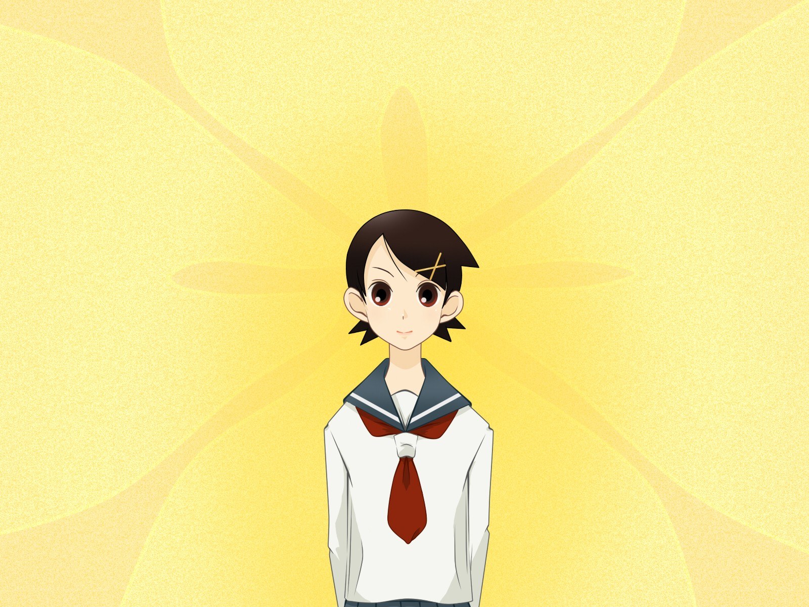 anime character in school uniform