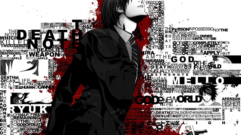 Anime Character in School Uniform — Black, Dramatic, Intense