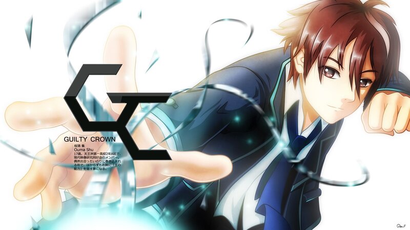 Anime Character in School Uniform — Blue, Dramatic, School Uniform, Hand Gesture