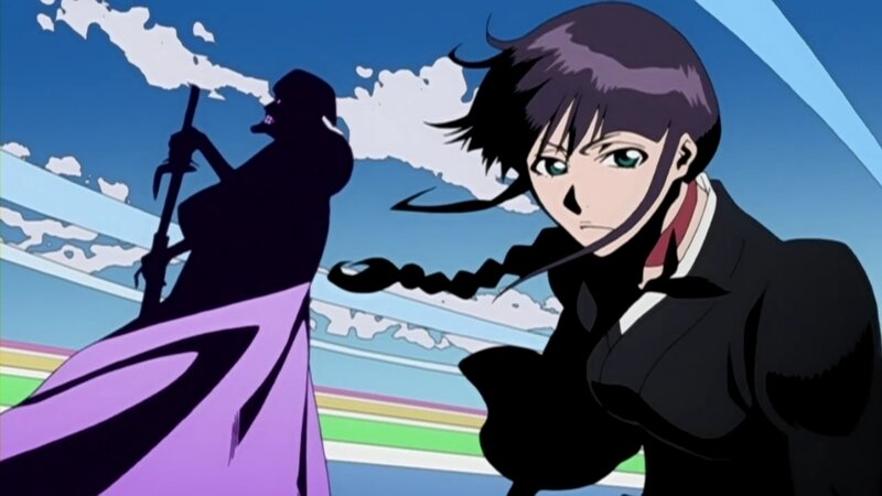 Anime Character in School Uniform — Blue, Dramatic