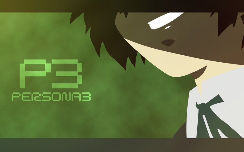 Anime Character in School Uniform — Green, Dramatic