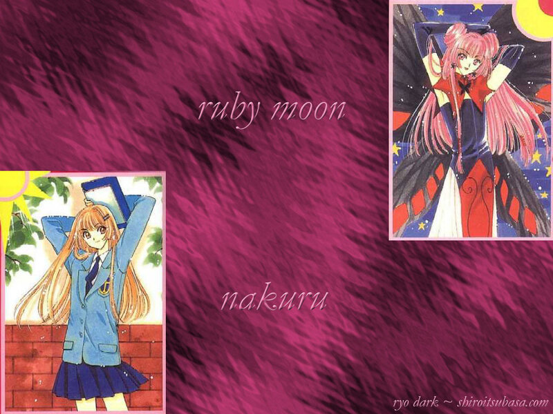 Anime Character in School Uniform — Purple