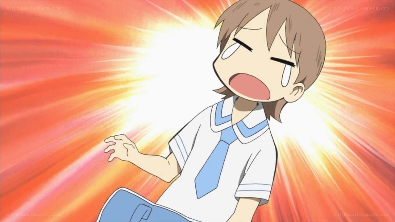 anime character in shock