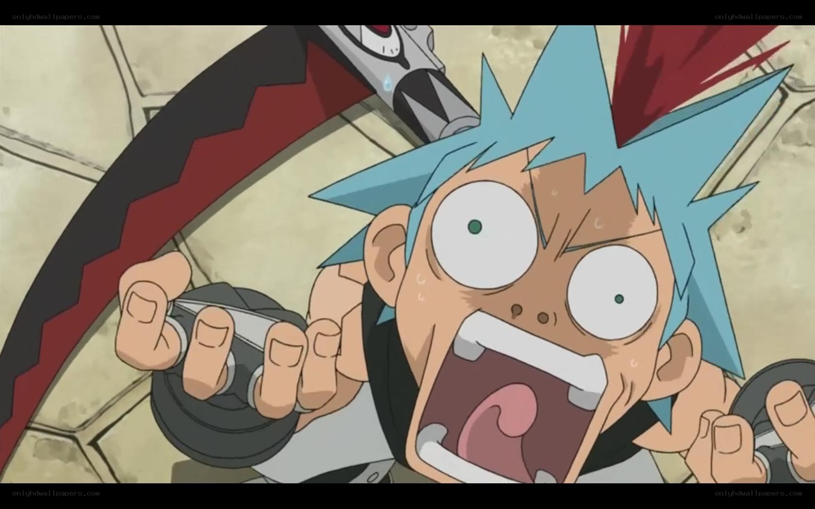 anime character in shock